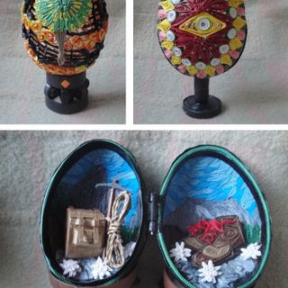 Buona Pasqua con le uova artistiche di Prezzemolo