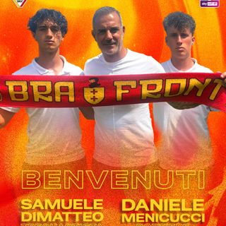 Samuele Dimatteo e Daniele Menicucci con il DT Stefano Sorrentino