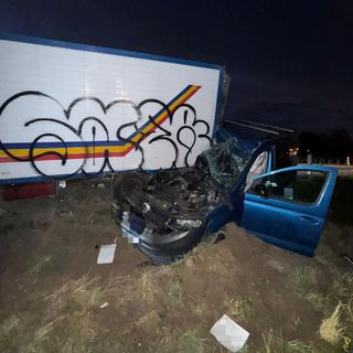 I mezzi coinvolti nell'incidente sulla A6