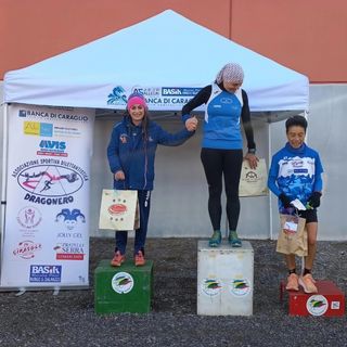 Podio SF55 del Cross del Bersaglio di Dronero