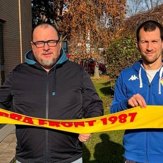 Il ds Menicucci con mister Mortara