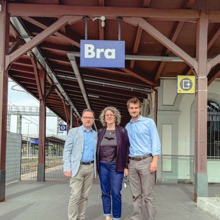 Francesco Racca (Forza Italia Bra),  Giuliana Mossino (Lega Bra) e Carlo Patria (Fratelli d'Italia Bra)