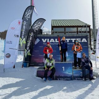 Il podio di Sestriere