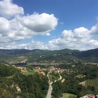 Lo spettacolare panorama dell'Alta Langa