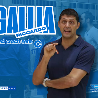 Riccardo Gallia, nuovo allenatore della serie C del VBC Mondovì