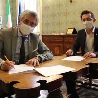 Carlo Bo ed Emanuele Bolla Carlo Bo ed Emanuele Bolla