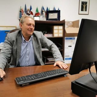 Il presidente della sezione albese dell'Avis Gianluca Adriano