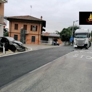 La scena dell'incidente