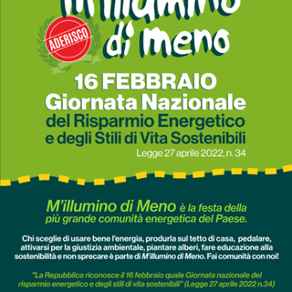Raspini aderisce a M'Illumino di meno 2023. Un ulteriore impegno per il benessere del Pianeta