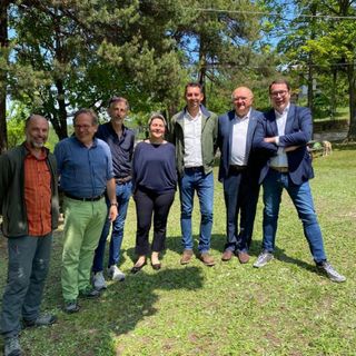 I partecipanti alla presentazione organizzata nei giorni scorsi dal sindaco di Somano Claudio Paolazzo