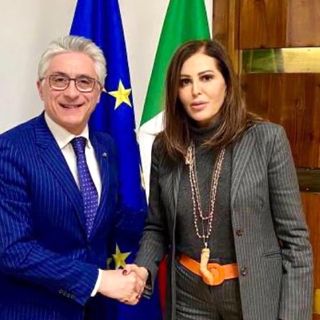 L'incontro tra il ministro e il sindaco albese Carlo Bo