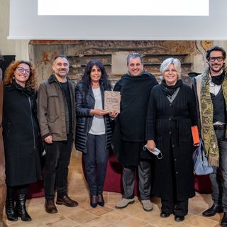 I relatori: da sx Charley Vezza, Bianca Roagna, Maurizio Beucci, Sandra Vezza, Pietro Giovannini, Antonella Parigi, Axel Iberti, Livio Genesio