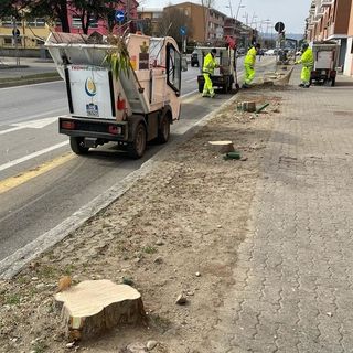 In Corso Europa (qui durante i primi interventi nel 2022) per il restyling completo presto arriverà anche la nuova illuminazione pubblica