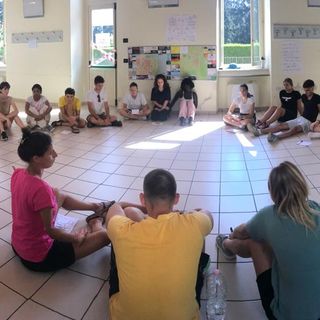 Istanti di interscambio tra i ragazzi albesi e gli ospiti della città di Zavidovići (Bosnia Erzegovina)