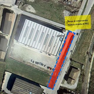 Progetto per la nuova bretella stradale che collegherà a breve la zona industriale di Neive alla Provinciale