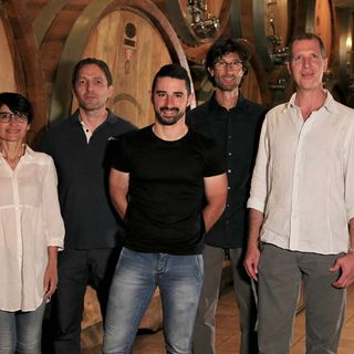 I cinque soci a capo dell'Enomeccanica Bosio