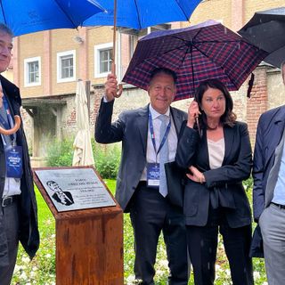 A Casa Betania l'intitolazione del parco al compianto industriale