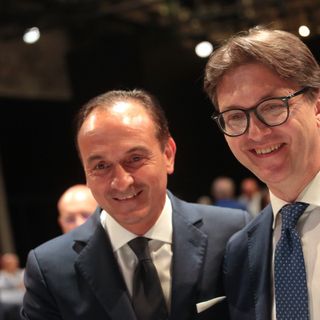 Il governatore Cirio col presidente del Consiglio regionale Davide Nicco