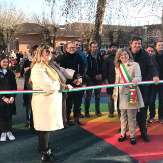Nel pomeriggio di oggi l'inaugurazione dei nuovi spazi gioco presso le scuole di Borgonuovo