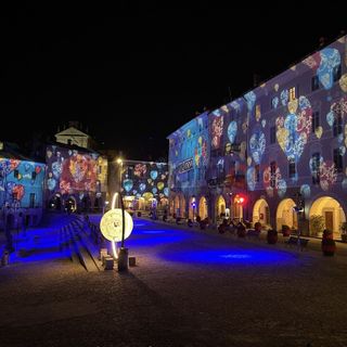 Il mapping "Luci a Piazza" di Mondovì