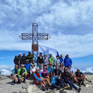 I partecipanti del Cai sul Marguareis