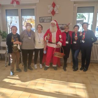 Due giornate di festa per gli auguri natalizi alla casa di riposo di San Michele Mondovì con l'AVO