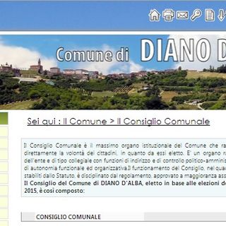 Diano D'Alba: per il nuovo Consiglio Comunale non mancano le soluzioni comunicative