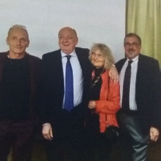D sinistra: il vice presidente del consiglio regionale Franco Graglia, il sindaco Riccardo Ghigo, il ministro  Gilberto Pichetto Fratin, la presidente anpci Franca Biglio, il sindaco di Polonghera Gianmaria Bosco, il sindaco di Cavallerleone Giovanni Bongiovanni