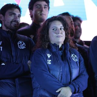 Silvia Canale durante la serata di presentazione della stagione 2024-2025 di Cuneo Volley
