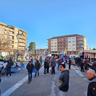 Una precedente edizione della Fiera Fredda di Borgo San Dalmazzo