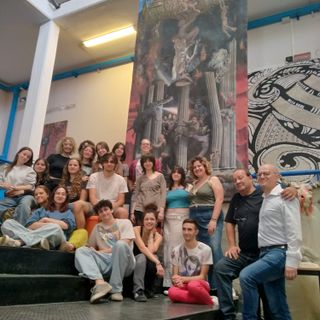 La torre di Babele capolavoro al liceo artistico