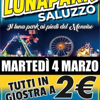 Luna Park Saluzzo 2025: divertimento fino al 4 marzo con super promo per il Martedì Grasso! Luna Park Saluzzo 2025: divertimento fino al 4 marzo con super promo per il Martedì Grasso!
