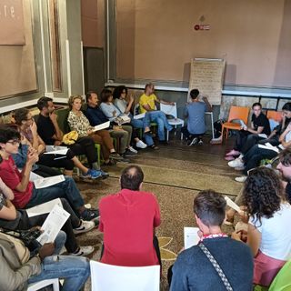 Un incontro di Filosofia in Stazione nel settembre scorso) Un incontro di Filosofia in Stazione nel settembre scorso)