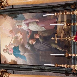 Il dipinto di santa Zita, in Cattedrale a Cuneo