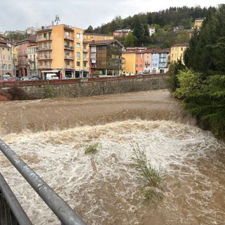 Il fiume Ellero a Mondovì