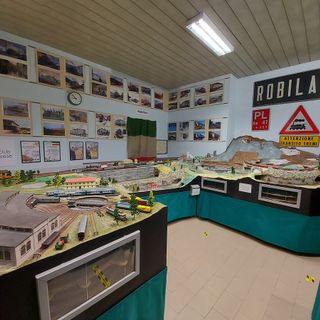 A Robilante visita al grande plastico ferroviario dell'Associazione Ferroclub Cuneese