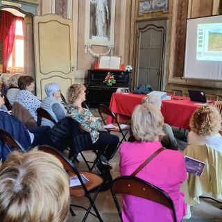 L'ex senatore Mino Taricco durante un incontro di "Storie del Viso" L'ex senatore Mino Taricco durante un incontro di "Storie del Viso"