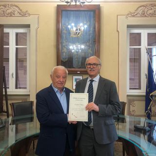 Il consigliere Sebastiano Massa e il sindaco Gian Pietro Gasco Il consigliere Sebastiano Massa e il sindaco Gian Pietro Gasco