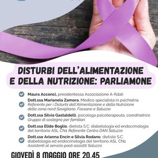 A Piasco si parla di disturbi dell'alimentazione e della nutrizione con specialisti