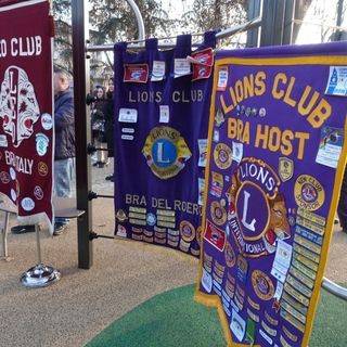 In foto i guidoni dei Lions braidesi