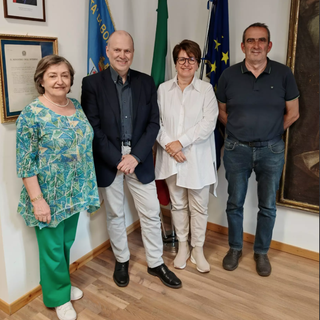 I saluti dell'amministrazione borgarina al Luogotenente dei Carabinieri Marco Parodi