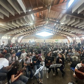 Un momento delle prove