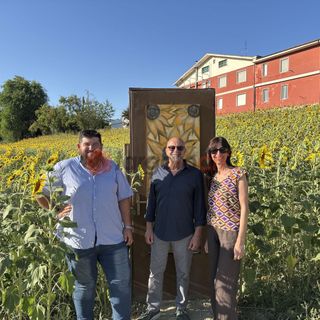 L'assessore Andrea Bertone, il sindaco Ivano Airaldi e il consigliere Denise Pecchenino