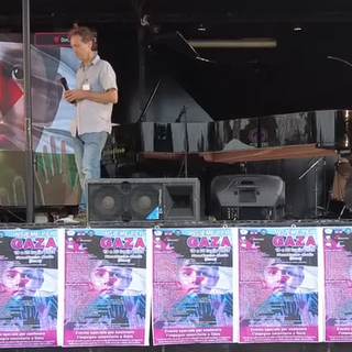 L'intervento dell'operatrice sanitaria di Medici senza frontiere Martina Marchiò a Novello L'intervento dell'operatrice sanitaria di Medici senza frontiere Martina Marchiò a Novello