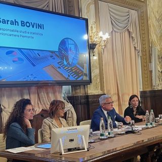 Nel salone d'onore della Camera di Commercio la presentazione del "Rapporto Cuneo 2025"