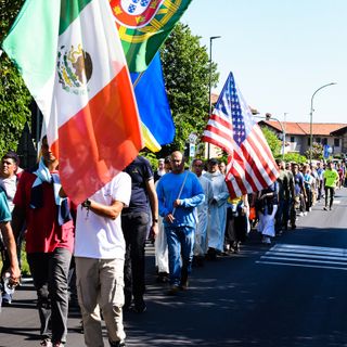Saluzzo, il pellegrinaggio del grazie a Madre Elvira ( domenica 3 agosto) a due anni dalla morte della fondatrice de Il Cenacolo- foto Il Cenacolo