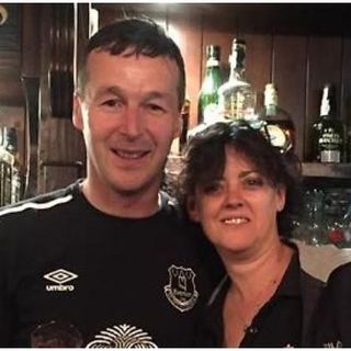 Mike Smith con la moglie Liza