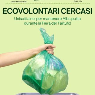 Alba: si cercano ecovolontari per la Fiera internazionale del Tartufo Bianco d’Alba Alba: si cercano ecovolontari per la Fiera internazionale del Tartufo Bianco d’Alba