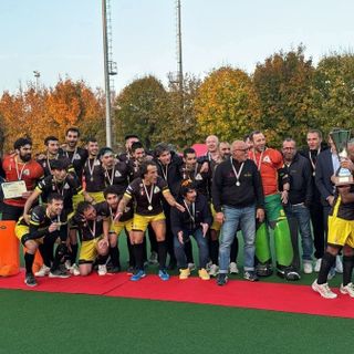 La squadra maschile di Bra vincitrice della Coppa Italia