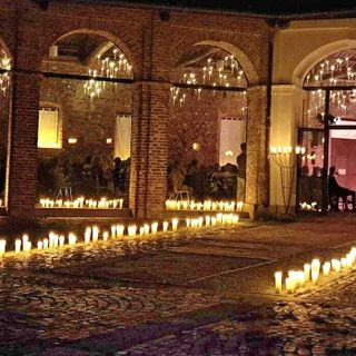 Il salone vetrato di Palazzo Drago a Verzuolo che sarà intitolato ad Agostino Savio